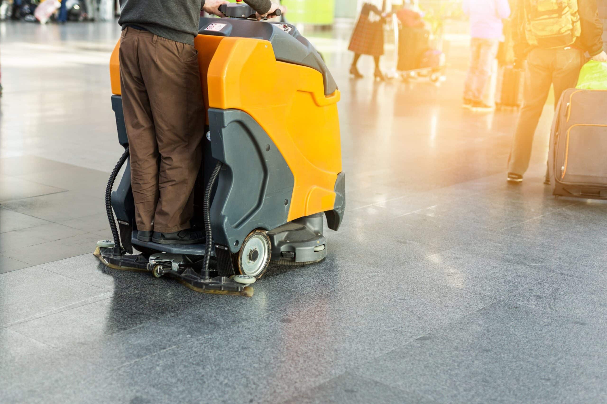 industrial floor cleaning.